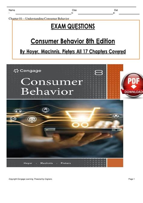 Consumer Behavior Exam Questions And Answers