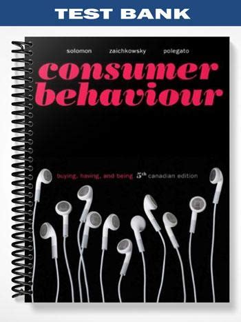 Full Download Consumer Behaviour Solomon 5Th Edition Test Bank 