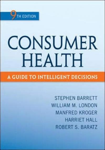 Read Consumer Health A Guide To Intelligent Decisions Online 
