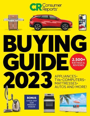 Download Consumer Reports Buying Guide 