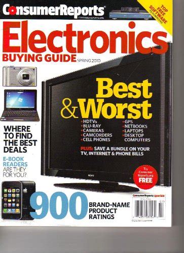 Download Consumer Reports Electronics Buying Guide 2010 