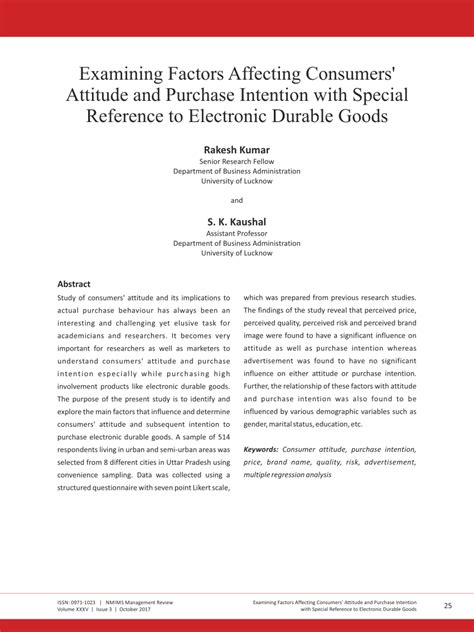 Consumers Attitude And Purchasing Intention Toward Green