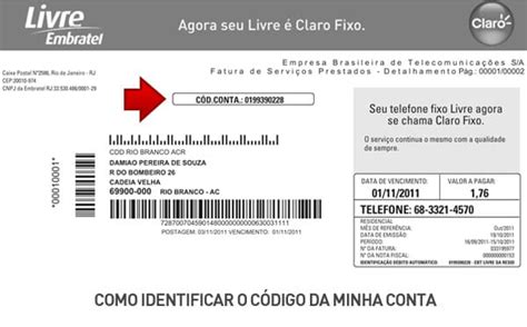 Conta Claro 2 Via