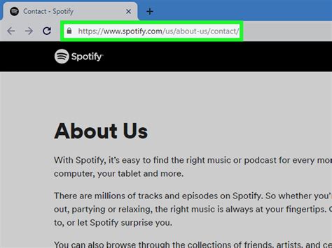 Contact For Spotify