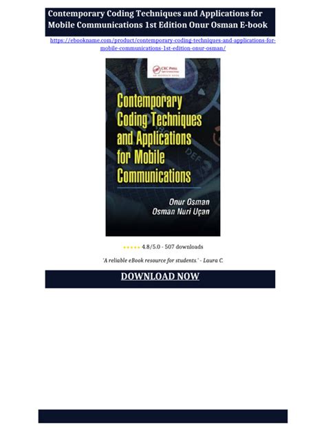 Contemporary Coding Techniques And Applications F