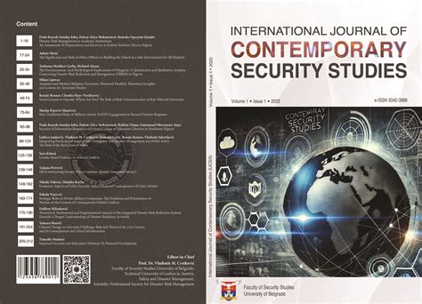 Contemporary Security Studies