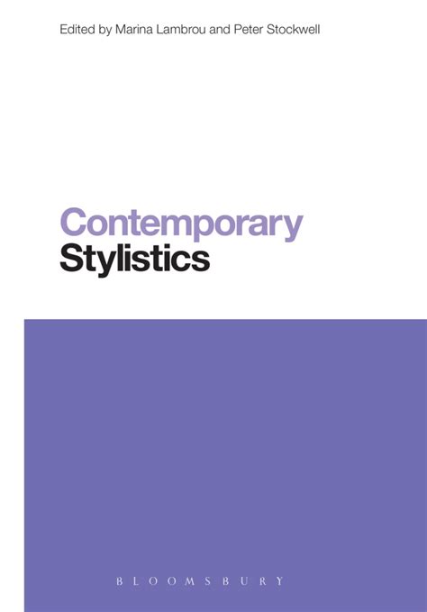 Contemporary Stylistics