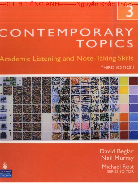 Contemporary Topics 3 Third Edition Listening