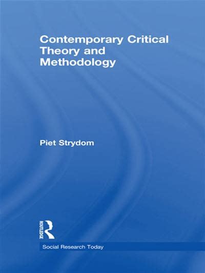 Read Online Contemporary Critical Theory And Methodology Social Research Today 