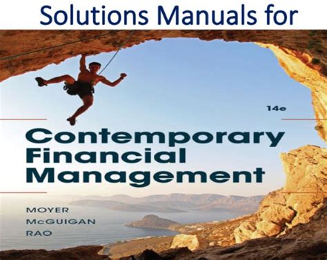 Read Contemporary Financial Management Solution Manual 