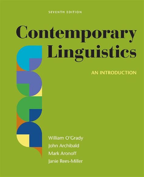 Download Contemporary Linguistics An Introduction 