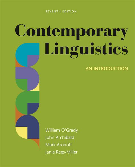 Full Download Contemporary Linguistics An Introduction 7Th Edition 