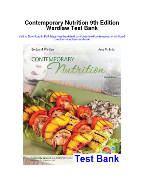 Read Online Contemporary Nutrition 9Th Edition Chapter 1 