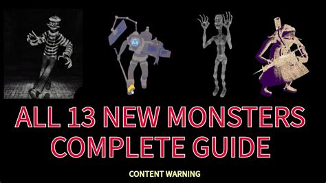 Content Warning All Monsters