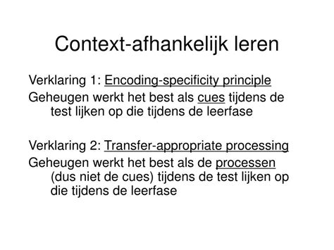 context afhankelijk