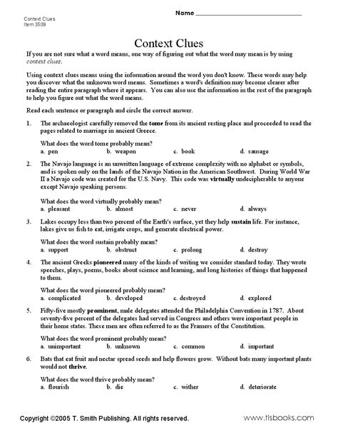 Context Clues Activities For 4th Amp 5th Grade 4th Grade Worksheet Context Clues - 4th Grade Worksheet Context Clues
