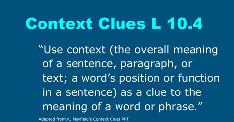 Context Clues Overview Ppt Google Slides Context Clues Powerpoint 3rd Grade - Context Clues Powerpoint 3rd Grade