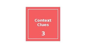 Context Clues Powerpoints Multiple Choice Powerpoint 3 Grade Context Clues Powerpoint 3rd Grade - Context Clues Powerpoint 3rd Grade