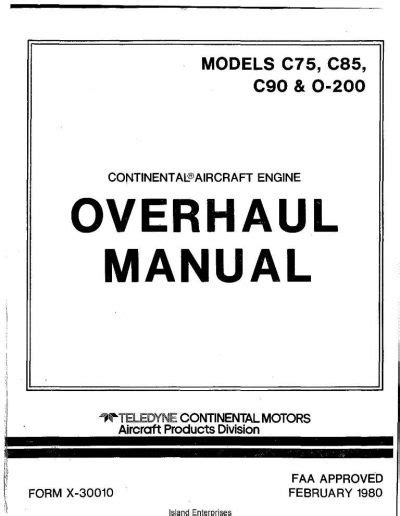 Full Download Continental C90 12F Maintenance Manual 