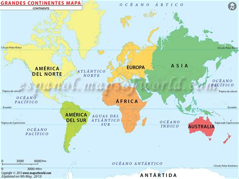 Continentes Del Mapa