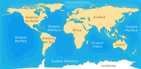 Continentes E Oceanos