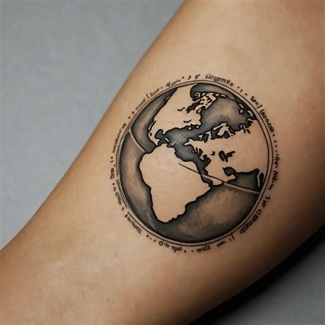 Continents Tattoo