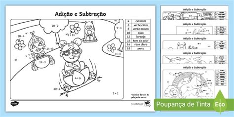 Continhas De Adição E Subtração