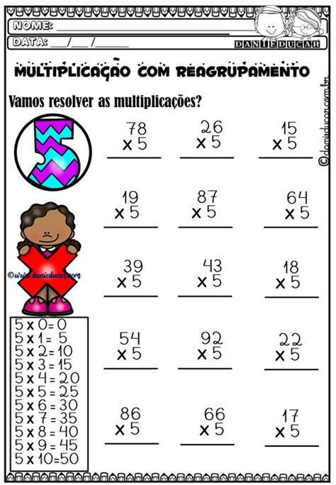 Continhas De Multiplicacao
