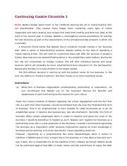 Continuing Cookie Chronicle Solutions Chapter 4