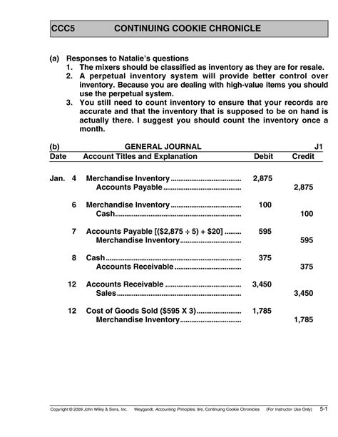 Read Online Continuing Cookie Chronicle Solution 5 