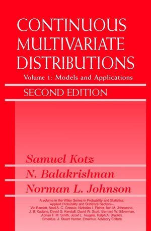 Continuous Multivariate Distributions Vol 1 Models And Applications