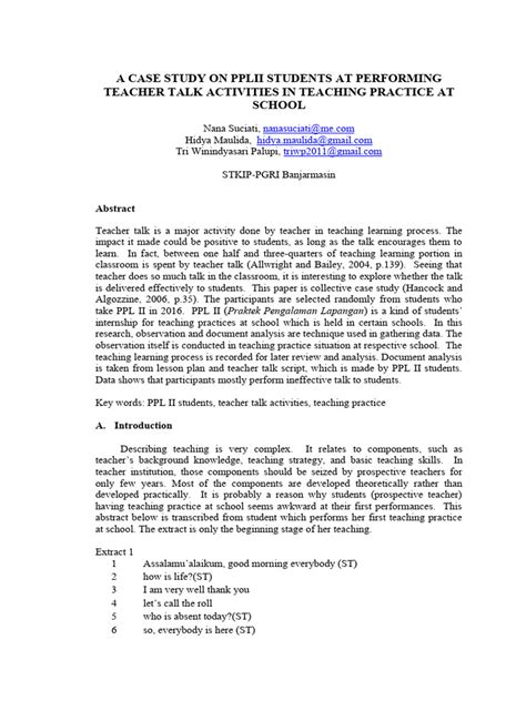 Contoh Academic Essay