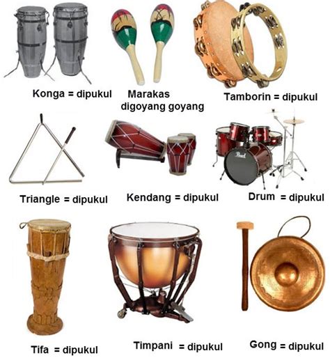 contoh alat musik ritmis