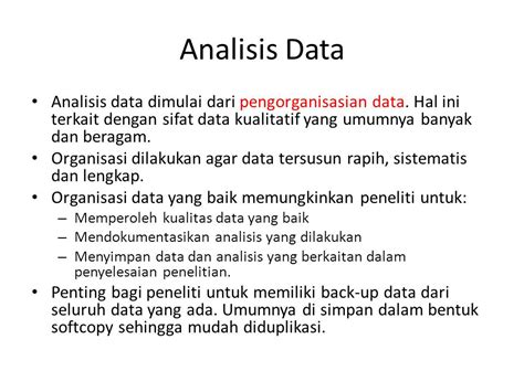 contoh analisis data