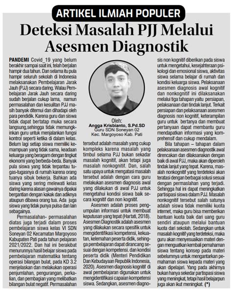 Contoh Artikel Populer