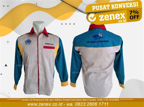 Contoh Baju Praktek Smk  Baju Jurusan Multimedia Seragam Praktek Wearpack Smk Zenex - Contoh Baju Praktek Smk