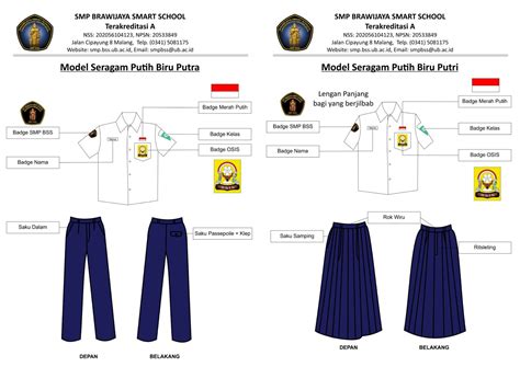 Contoh Baju Sekolah Jurusan  Seragam Smp 14 20 Baju Seragam Sekolah Atasan - Contoh Baju Sekolah Jurusan