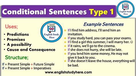contoh conditional sentence type 1 | My l p cng nghip Pony Italy