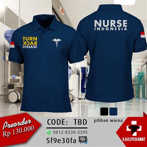 Contoh Desain Baju Kaos Perawat  Jual Kaos Bidan Perawat Custom Nama Logo Gambar - Contoh Desain Baju Kaos Perawat