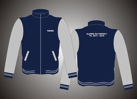 contoh desain jaket hoodie kelas