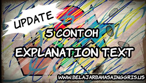 contoh explanation text singkat | Hng dn t chy qung co bi