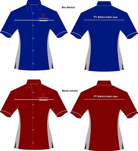 Contoh Kaos Seragam  Desain Baju Kerja Lapangan Seragam Kerja Lapangan Lengan - Contoh Kaos Seragam