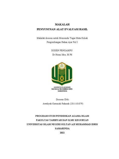 Contoh Makalah Pdf