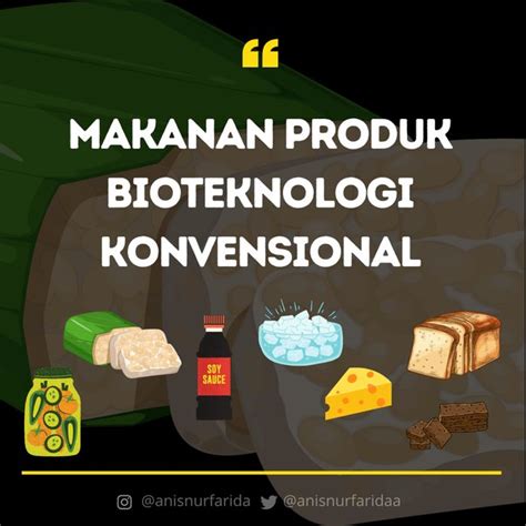 contoh makanan bioteknologi