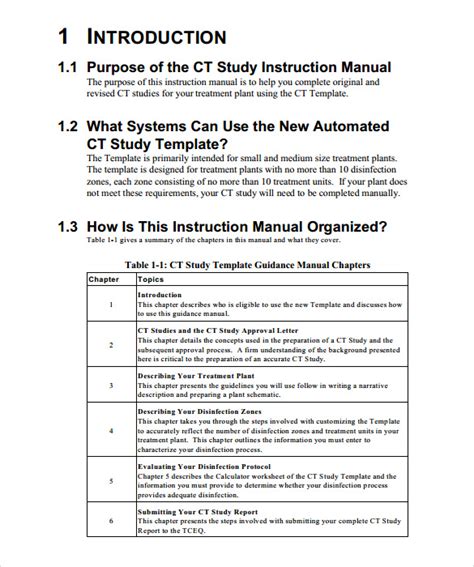 contoh manual instruction