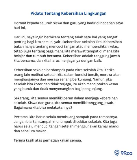 contoh pidato tentang sekolah