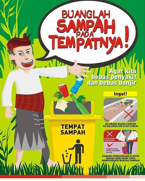 contoh poster menjaga kebersihan rumah