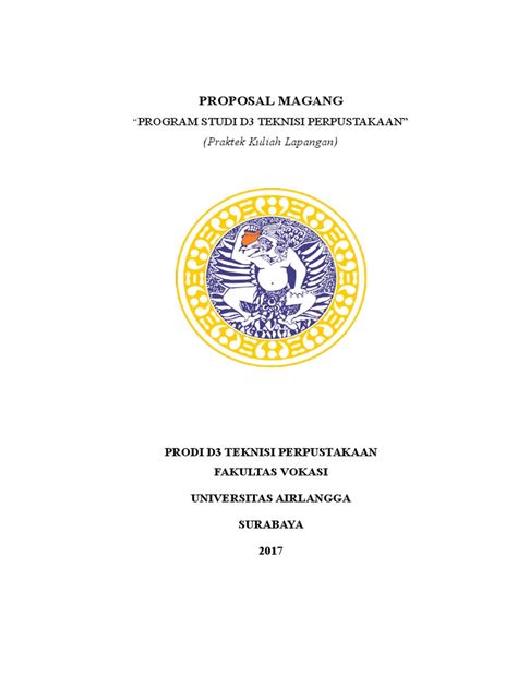 Contoh Proposal Magang