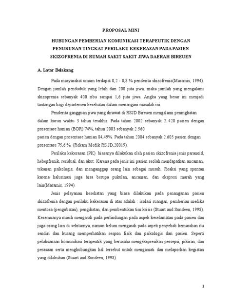 Contoh Proposal Mini