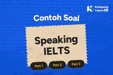 Contoh Soal Speaking